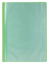 薄型クリアブックA4　横入れ　10ポケット　グリーン