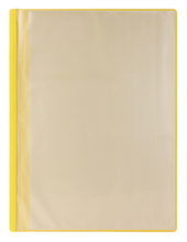 薄型クリアブックA4　横入れ　10ポケット　イエロー