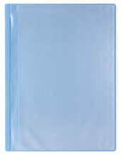 薄型クリアブックA4　横入れ　10ポケット　ブルー