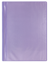 薄型クリアブックA4　横入れ　10ポケット　パープル