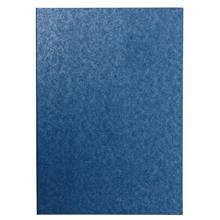 証書ファイル　高級和紙風　A　紺　コーナーなし