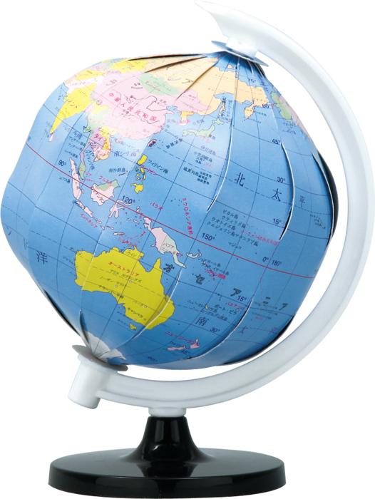 ペーパークラフト地球儀1