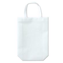 不織布バッグ　A4　マチ付　白