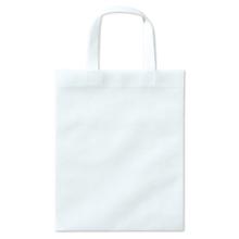 不織布バッグ　A4　フラット　白