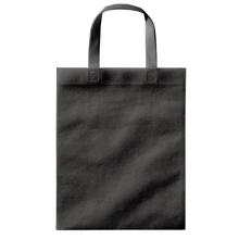 不織布バッグ　A4　フラット　黒