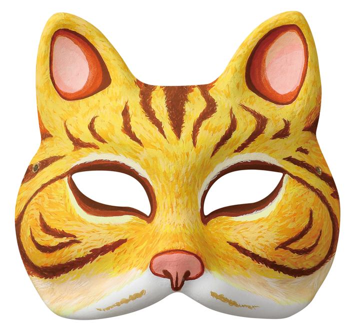 デザインアニマルマスク紙製1