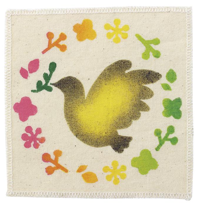 布製コースター　4枚組1