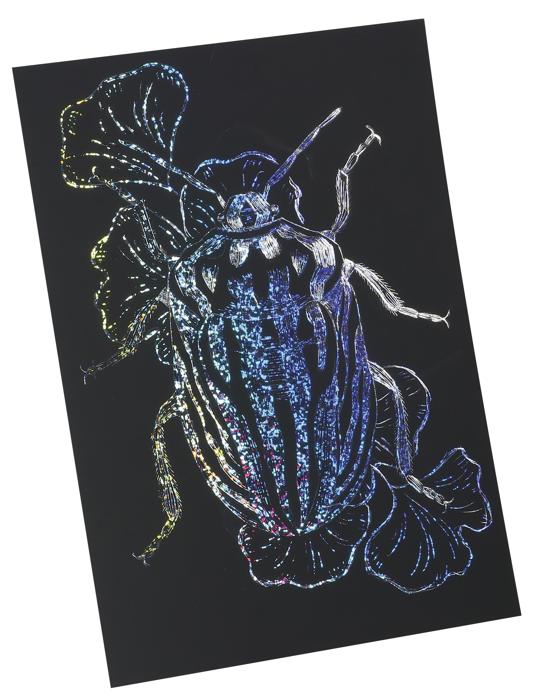 ホログラムスクラッチボード　190×265mm1