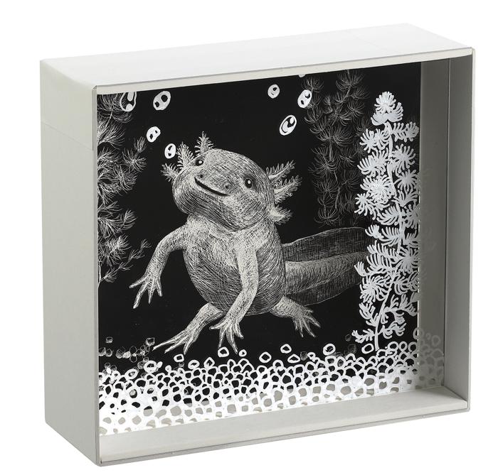 重ねて作るスクラッチ付ボックスアート0