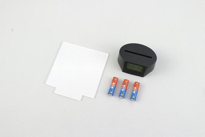 カラフルライトスクラッチ時計1