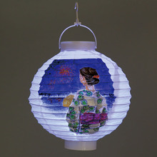 LED付ちょうちん（電池付）レインボー