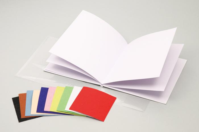 絵本作り　薄（フェルトシール付）1