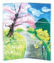 手作りからくり屏風