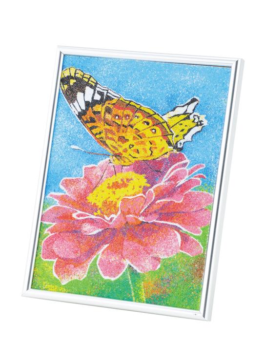 砂絵セット　ハガキ倍判メタリックフレーム付0