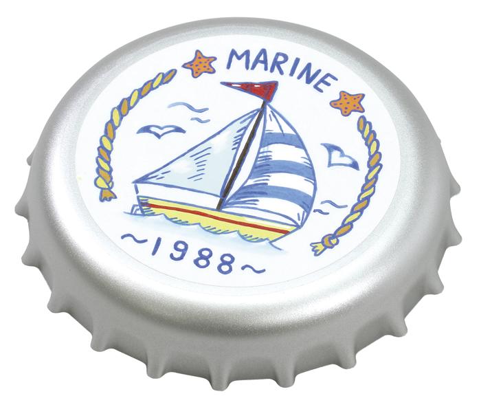 デザインボトルキャップコースター1