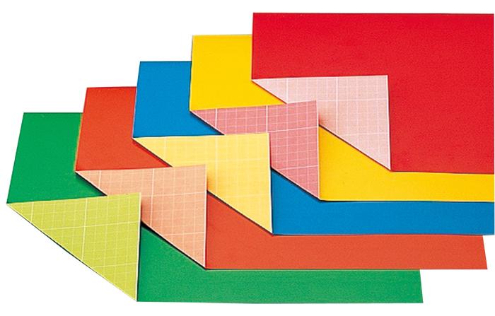 新両面カラー方眼紙（4切・薄口）1