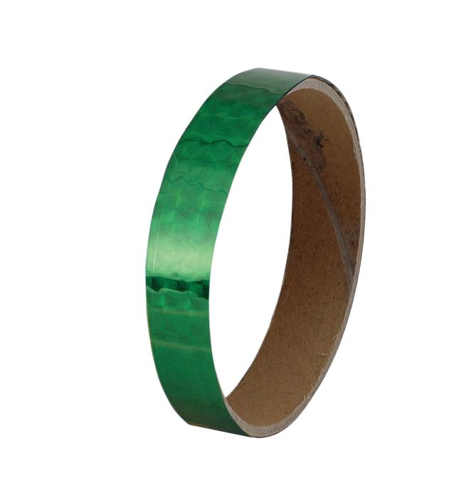 ホログラムテープ8m巻　緑　10本組1