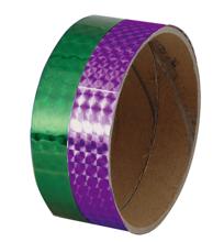 ホログラムテープ8m巻　紫　10本組