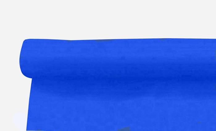 サテン布地　青　4m切売1