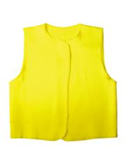 ソフトサテン　ベスト　黄　J