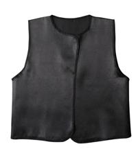 ソフトサテン　ベスト　黒　J