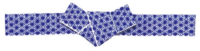 かんたん千代結びはちまき　青0