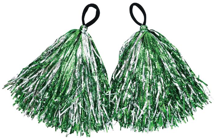 ヒラヒラハンドフリーポンポン　グリーンシルバー0