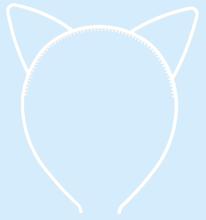耳付きカチューシャ　ホワイト