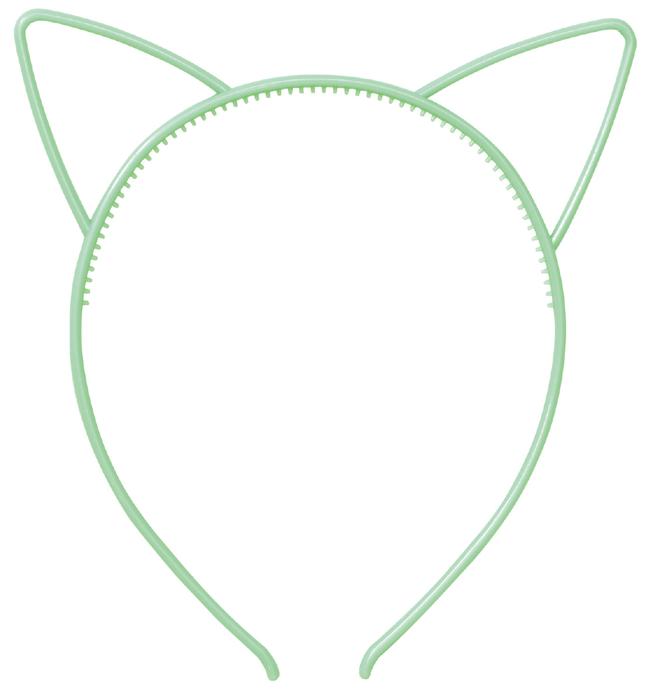 耳付きカチューシャ　グリーン0