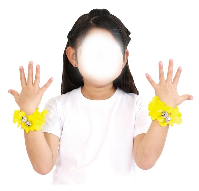 はなのうでわ　鈴付　小　黄1