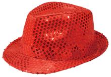 キラキラハット　赤