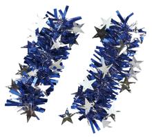 キラキラパッチンリストバンド　2個組　青/銀