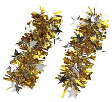 キラキラパッチンリストバンド　2個組　金/銀