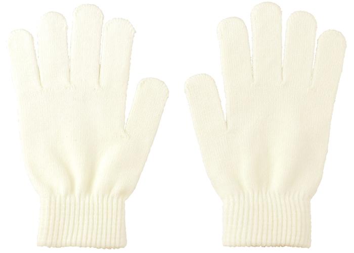 カラーのびのび手袋　大　白0