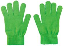 カラーのびのび手袋　大　蛍光グリーン