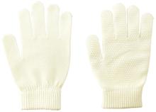 カラーのびのび手袋　すべり止め付　大　白