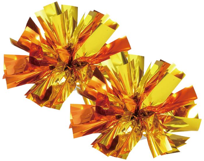 ハンドフリーチアポンポン　ゴールドオレンジ0