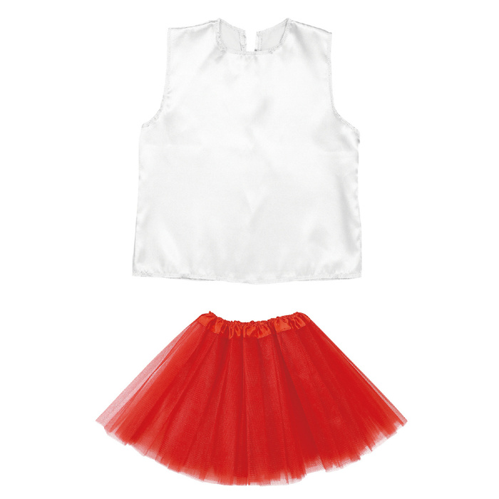 セット衣装　スカート　赤　C2