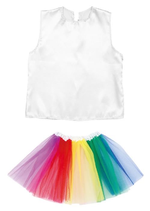 セット衣装　スカート　レインボー　C1