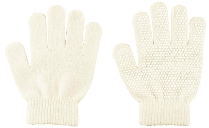 カラーのびのび手袋　すべり止め付　白0