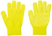 カラーのびのび手袋　すべり止め付　大　蛍光イエロー