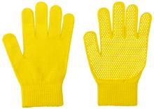 カラーのびのび手袋　すべり止め付　大　黄