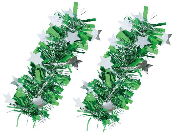 キラキラパッチンリストバンド　2個組　緑/銀0