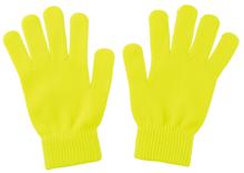 カラーのびのび手袋　大　蛍光イエロー