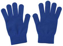 カラーのびのび手袋　大　コバルトブルー