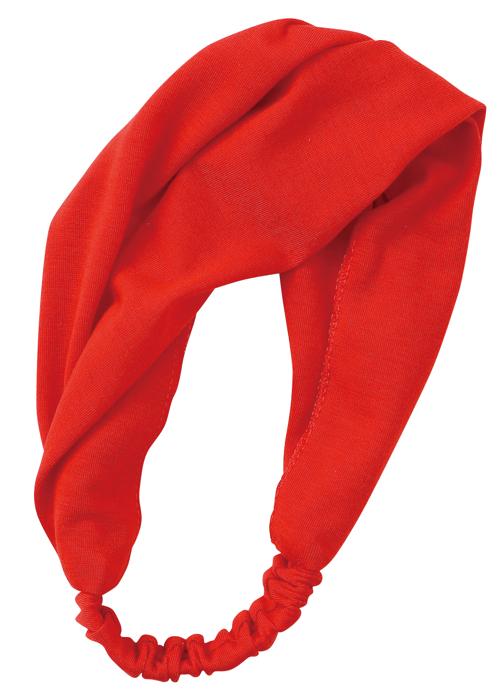 カラーヘアーターバン　赤0