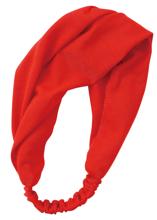 カラーヘアーターバン　赤
