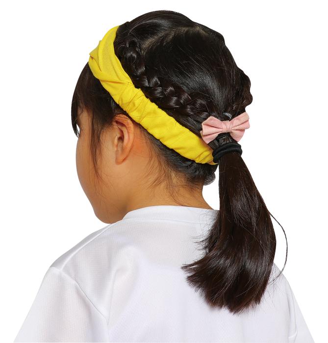 カラーヘアーターバン　黄3