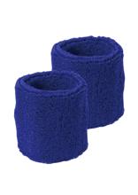 ふんわりタオル地リストバンド　青