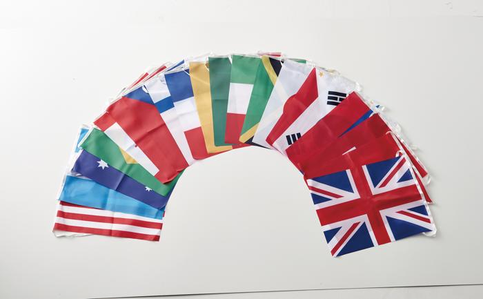 万国旗（縦柄）20枚1組0